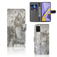 Samsung Galaxy A51 Bookcase Beton Print - thumbnail