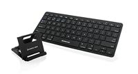 IOGEAR Slim Bluetooth Keyboard With Stand, GKB632B