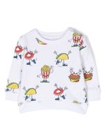 Stella McCartney Kids sweat à imprimé graphique - Blanc