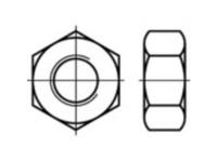 TOOLCRAFT 108599 Zeskantmoeren 5/8 Zoll DIN 555 Staal 100 stuk(s)