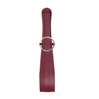 Ouch Halo - Belt Flogger - Burgundy - thumbnail