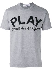 Comme Des Garçons Play t-shirt à logo - Gris