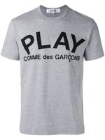 Comme Des Garçons Play t-shirt à logo - Gris - thumbnail