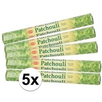 5x pakje wierook stokjes Patchouli