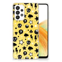 Silicone Back Case Samsung Galaxy A33 5G Punk Geel - thumbnail