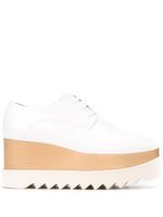 Stella McCartney derbies à plateforme crantée "Britt" - Blanc - thumbnail