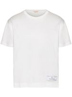 Valentino Garavani t-shirt en coton à patch logo - Blanc - thumbnail