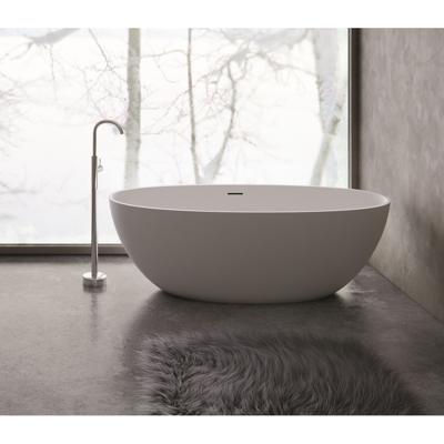 Sub 192 bad vrijstaand 180x80cm met pop up beton grijs, beton grijs Sub 192 bad vrijstaand 180x80cm met pop up beton grijs, beton grijs