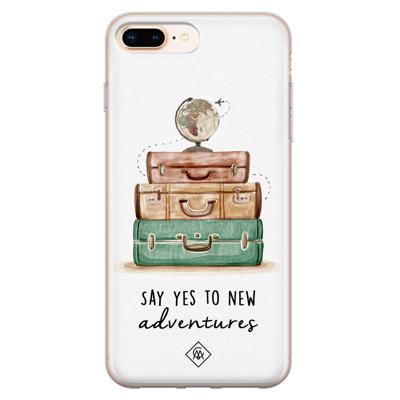 iPhone 8 Plus/7 Plus siliconen hoesje - Wanderlust