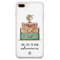 iPhone 8 Plus/7 Plus siliconen hoesje - Wanderlust