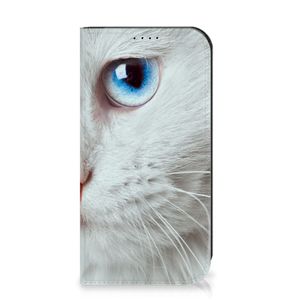 iPhone 15 Pro Hoesje maken Witte Kat