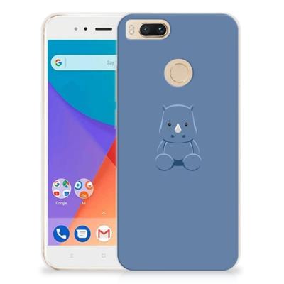 Xiaomi Mi A1 Telefoonhoesje met Naam Baby Rhino Xiaomi Mi A1 Telefoonhoesje met Naam Baby Rhino