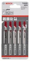 Bosch Accessories 2608667444 Decoupeerzaagblad T 102 D, Clean for Wood, verpakking van 5 stuks 5 stuk(s) - thumbnail