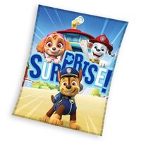 Paw Patrol Fleece plaid Surprise 130 x 170 cm blauw - thumbnail