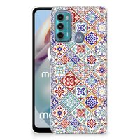 Motorola Moto G60 TPU Siliconen Hoesje Tiles Color