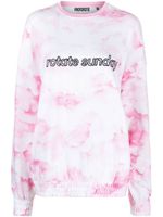 ROTATE BIRGER CHRISTENSEN sweat Sunday à imprimé tie dye - Rose