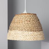 Hanglamp modern 'Kapu' modern e27 fitting gevlochten groot 400mm - thumbnail