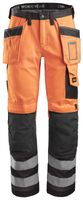 Snickers 3233 High Visibility Broek met holsterpockets Klasse 2 - thumbnail