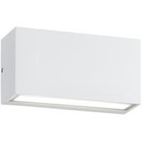 LED Tuinverlichting - Tuinlamp - Trion Tront - Wand - 10W - Mat Wit - Aluminium - OSRAM LEDs