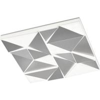 Led Plafondlamp - Plafondverlichting - Trion Trupoz - 45w - Aanpasbare Kleur - Vierkant - Mat Chroom - Aluminium