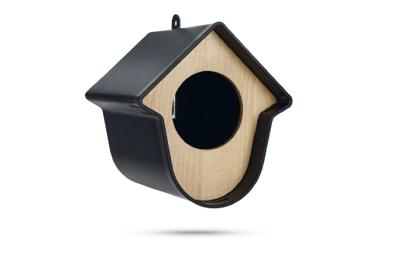 Evie - Pindakaaspothouder - Plastic - Grijs - 14X13X14 Cm