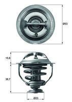 Thermostaat, koelvloeistof TX11795D - thumbnail