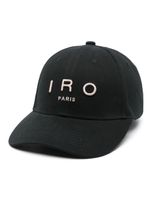 IRO casquette en coton à broderies - Noir - thumbnail