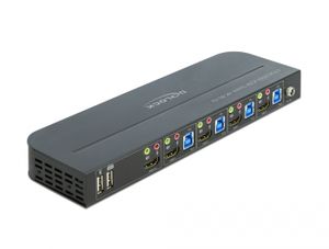 DeLOCK HDMI KVM-switch 4K 60 Hz met USB en audio kvm-switch