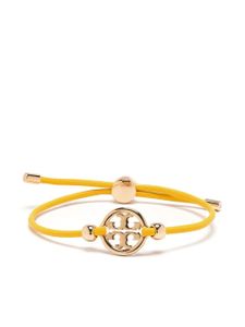 Tory Burch bracelet à plaque logo - Jaune