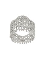 Aurelie Bidermann 18kt white gold Vintage Lace diamond ring - Métallisé - thumbnail