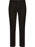 Dolce & Gabbana pantalon de costume en gabardine - Noir - thumbnail