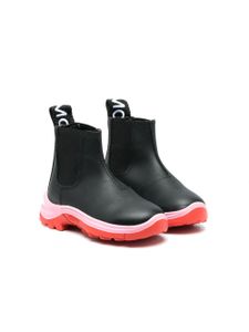 Stella McCartney Kids bottines à logo - Noir