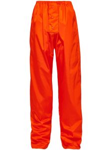 Prada pantalon de jogging en nylon recyclé - Orange