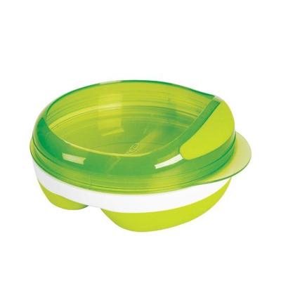 OXO Tot Food Plate with 2 Compartments - Green