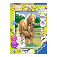 Ravensburger schilderen op nummer paardenliefde