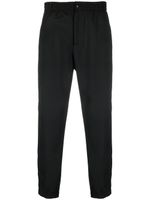 Emporio Armani pantalon fuselé à taille élastiquée - Noir