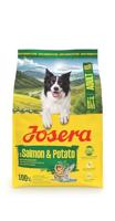JOSERA Adult Zalm & Aardappel (1 x 3 kg) | Premium droogvoer voor volwassen honden (ook senioren) | monoproteïne - 100% zalm | weinig proteïne | graanvrij | hondenvoer | 1 stuk verpakking