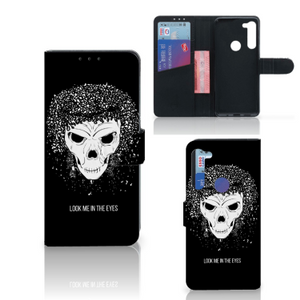 Telefoonhoesje met Naam Motorola G8 Power Skull Hair