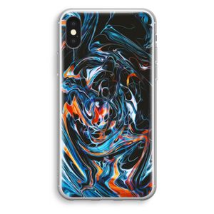 Black Unicorn: iPhone XS Transparant Hoesje