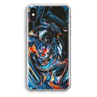 Black Unicorn: iPhone XS Transparant Hoesje - thumbnail