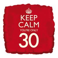 Keep calm youre 30 ballon   - - thumbnail