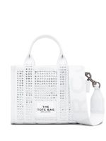 Marc Jacobs sac cabas The Crystal Canvas Crossbody Tote - Blanc