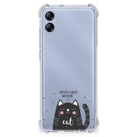 Samsung Galaxy A04e Stevig Bumper Hoesje Cat Good Day