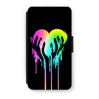 Hold My Heart: iPhone X Flip Hoesje - thumbnail