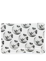 Fornasetti cendrier Tema e Variazioni n.197 - Blanc