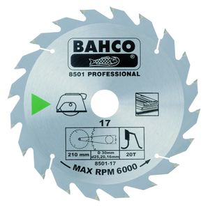 Bahco cirkelzaagblad hardmetalen tanden | 8501-28 - 8501-28