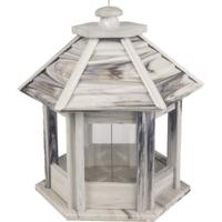 Vogelvoedersilo Pavel 30 x 30 x 30 cm Flamingo Grijs