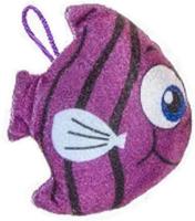 LG-Imports knuffelvis junior 12 x 14 cm pluche paars