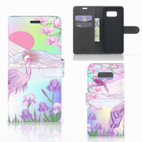 Samsung Galaxy S8 Plus Telefoonhoesje met Pasjes Bird