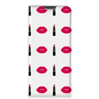 OPPO A54s | A16 | A16s Hoesje met Magneet Lipstick Kiss - thumbnail